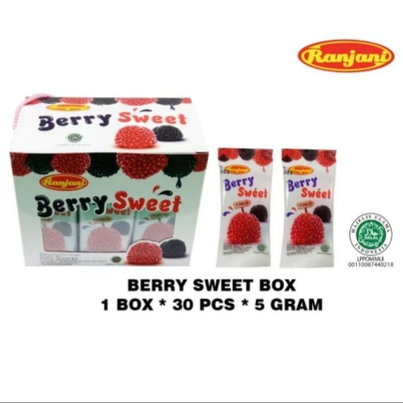 Permen Kenyal Berry Sweet isi 30 pcs