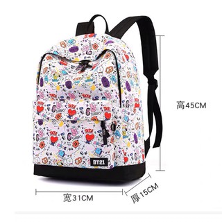 MANDICANTIK COD BT21 BACKPACK TAS  RANSEL BTS BANGTAN BOYS 