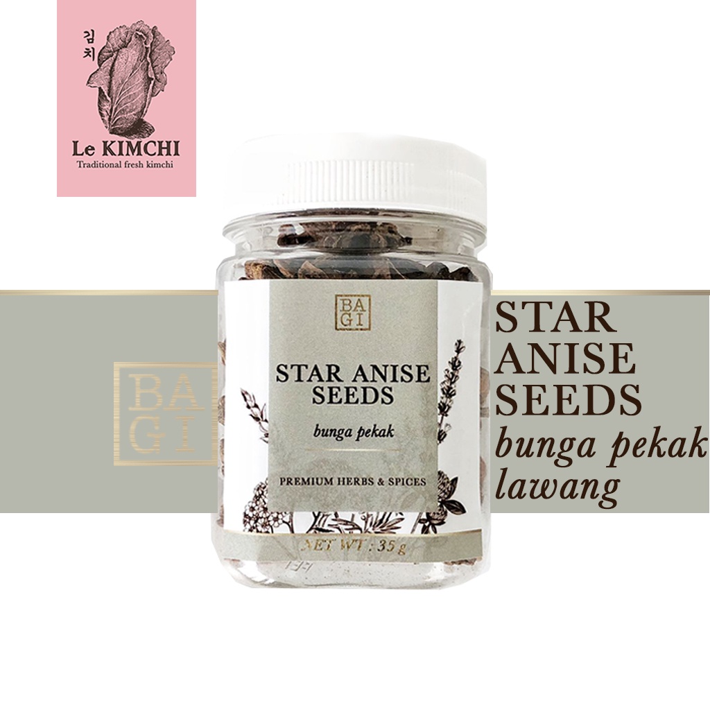 

Bunga Pekak Lawang PREMIUM - Star Anise Seeds - BAGI - Star Anise Seed - Biji Bunga Lawang