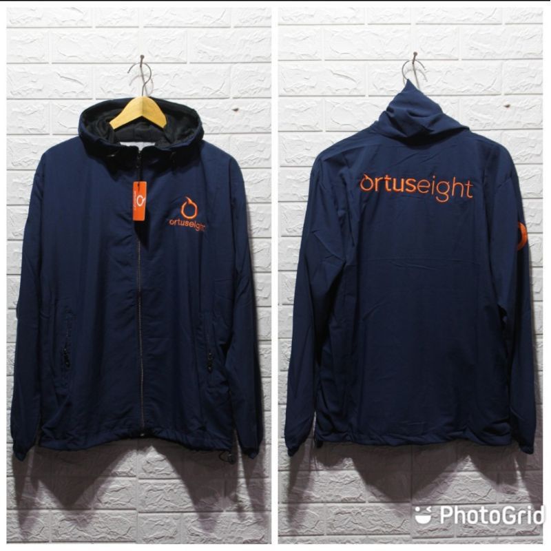 Jaket parasut ortuseight  /jaket ortus olahraga running sport casual premium pria wanita original