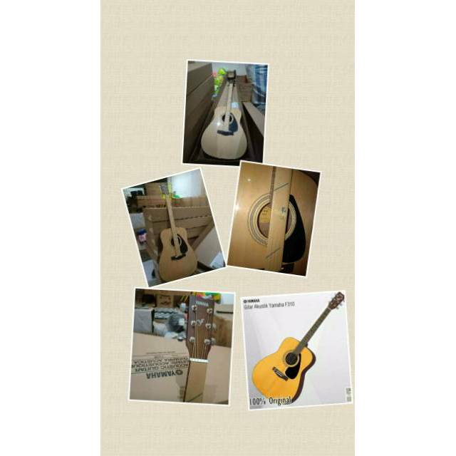 OLSHOP BANJARAMSIN- Gitar new yamaha original F 310 bonus tas gitar