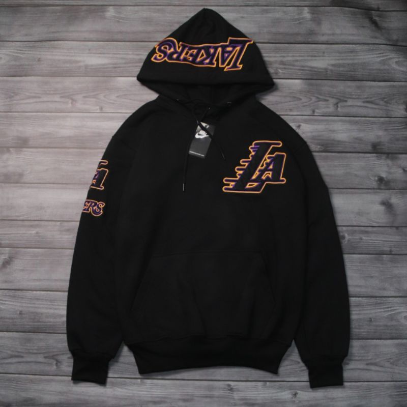 JAKET SWEATER HOODIE LAKERS/HOODIE PRIA LAKERS FULL TAG OVERSIZE/HOODIE TERBARU