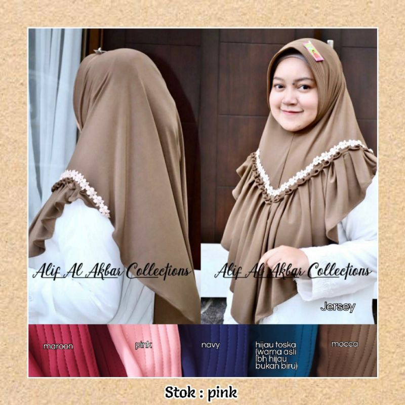 JILBAB INSTAN ALIF RENDA GOTIK