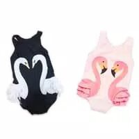 BAJU RENANG ANAK MOTIF FLAMINGGO / FLAMINGGO SWIMSUIT ANBR-01