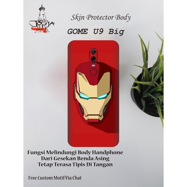 Dapat 2pcs Garskin Gome U9 Motif iron - Free Custom Motif