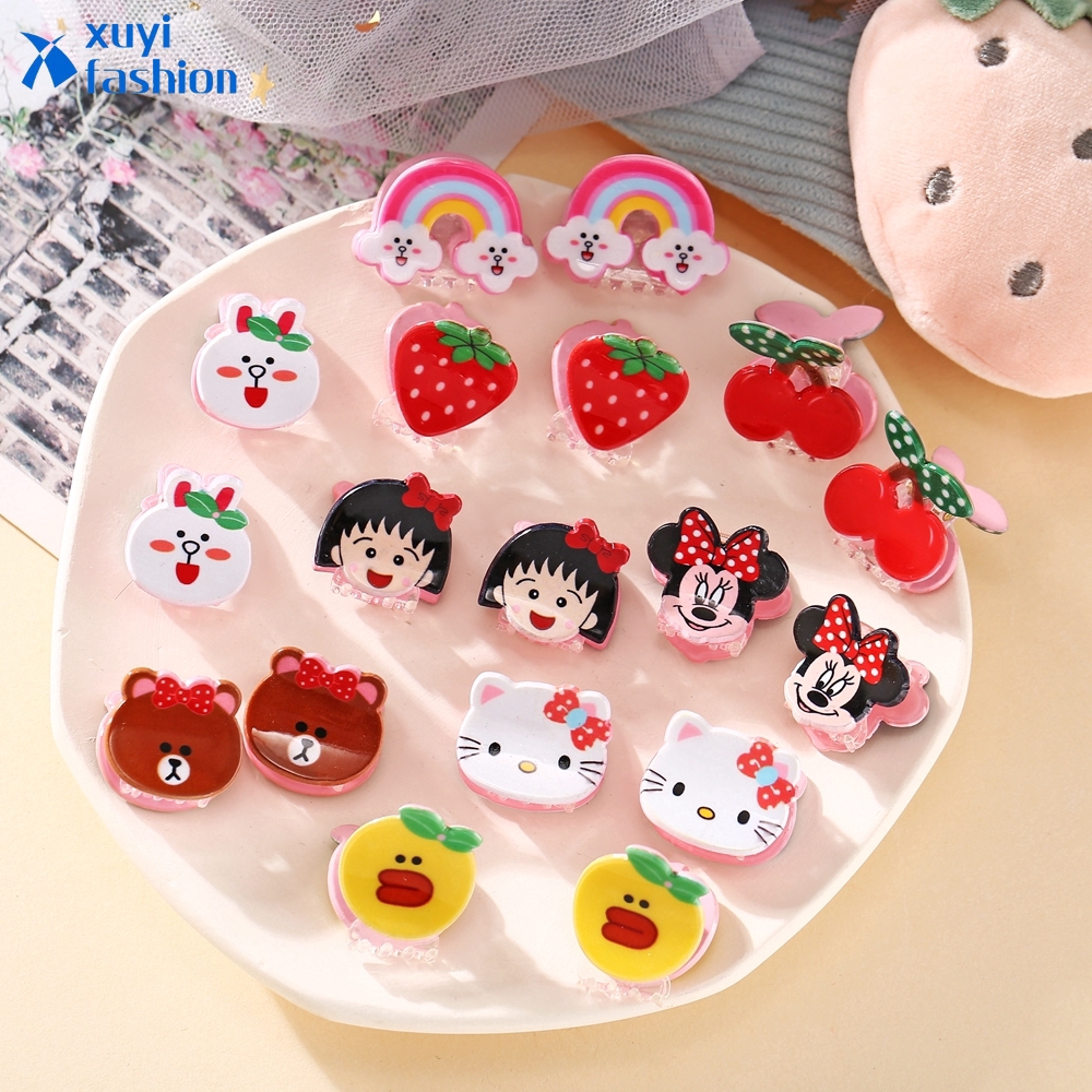 Jepit Rambut Bentuk Kartun Disney Hello Kitty Warna Warni Jepit Rambut Bentuk Kartun Disney Hello Kitty Warna Warni