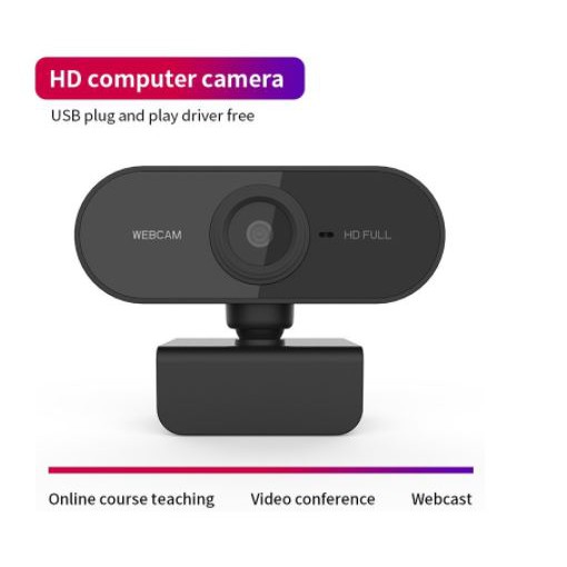 Webcam wired usb 2.0 2mp 1080p full hd 30fps live streaming zoom for pc laptop etc pc01 pc-01