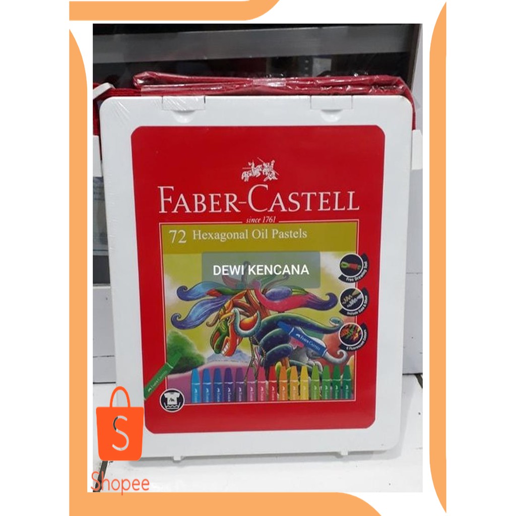

Promo onderdil Crayon Faber Castle 72 Warna - Hexagonal Oil Pastel 72 Colo Murah