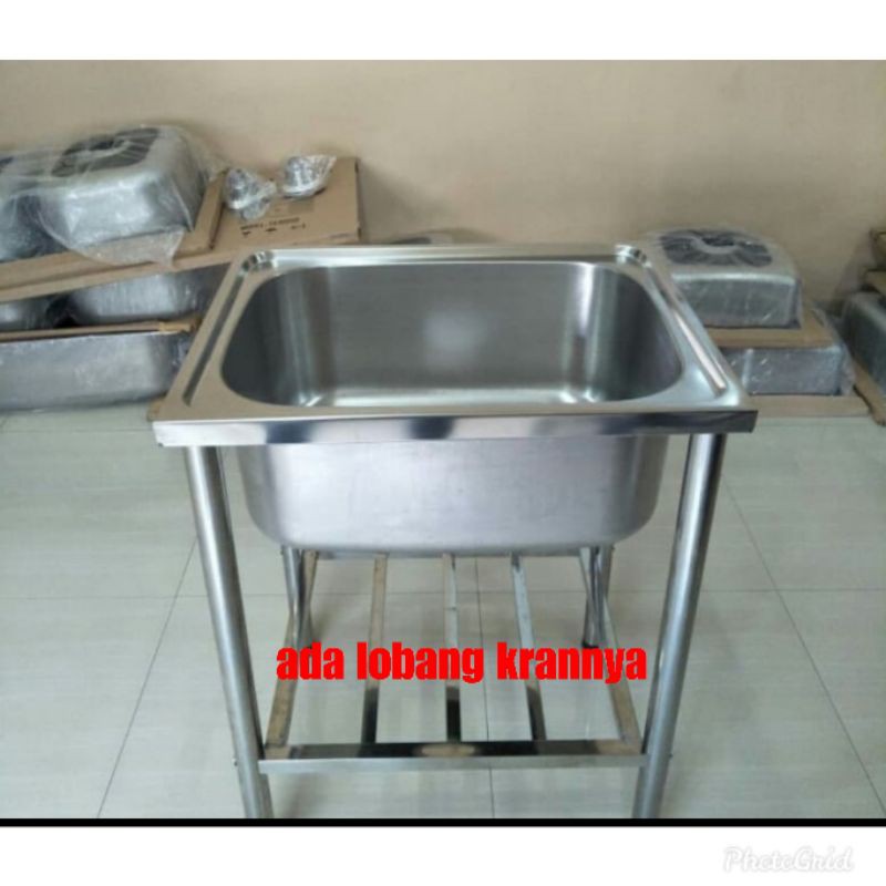 sink portable lobang dalam bak cuci piring lobang dalam