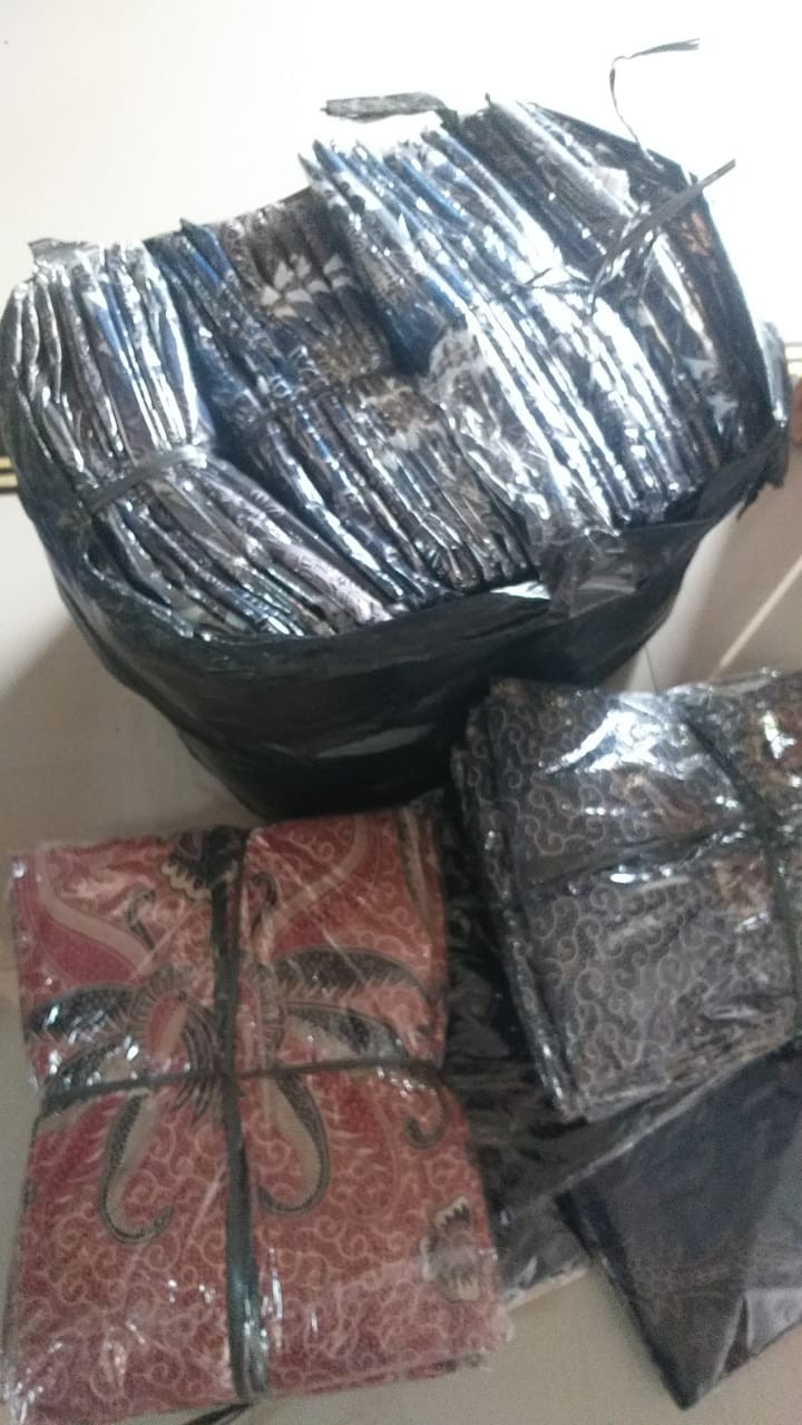 Batik Dolby Dolbi Dobby Doby Tenun Sutra Tulis Katun Atbm Baron Atasan Batik Wanita Sogan Srg308