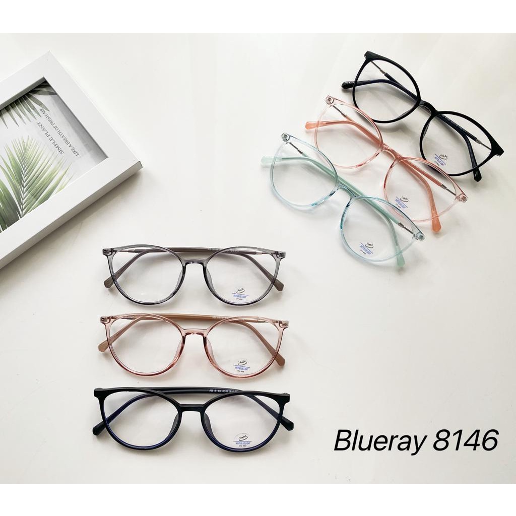 BARU BENING | Frame 8146 | Kacamata Cat eye | Paket kacamata minus/plus/cyl/antiradiasi