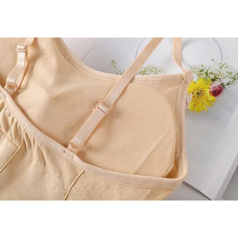 Tmall88 Bra Tank Top Wanita Pakaian Dalam Mulus Atasan Crop Sexy Import