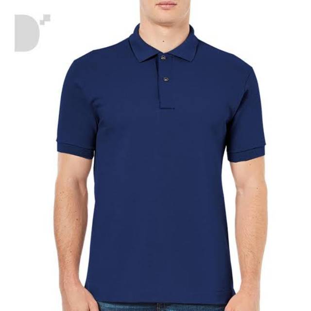 POLO SHIRT NAVY BLUE - KAOS POLO BIRU NAVY - KAOS BIRU DONKER - KAOS POLOS