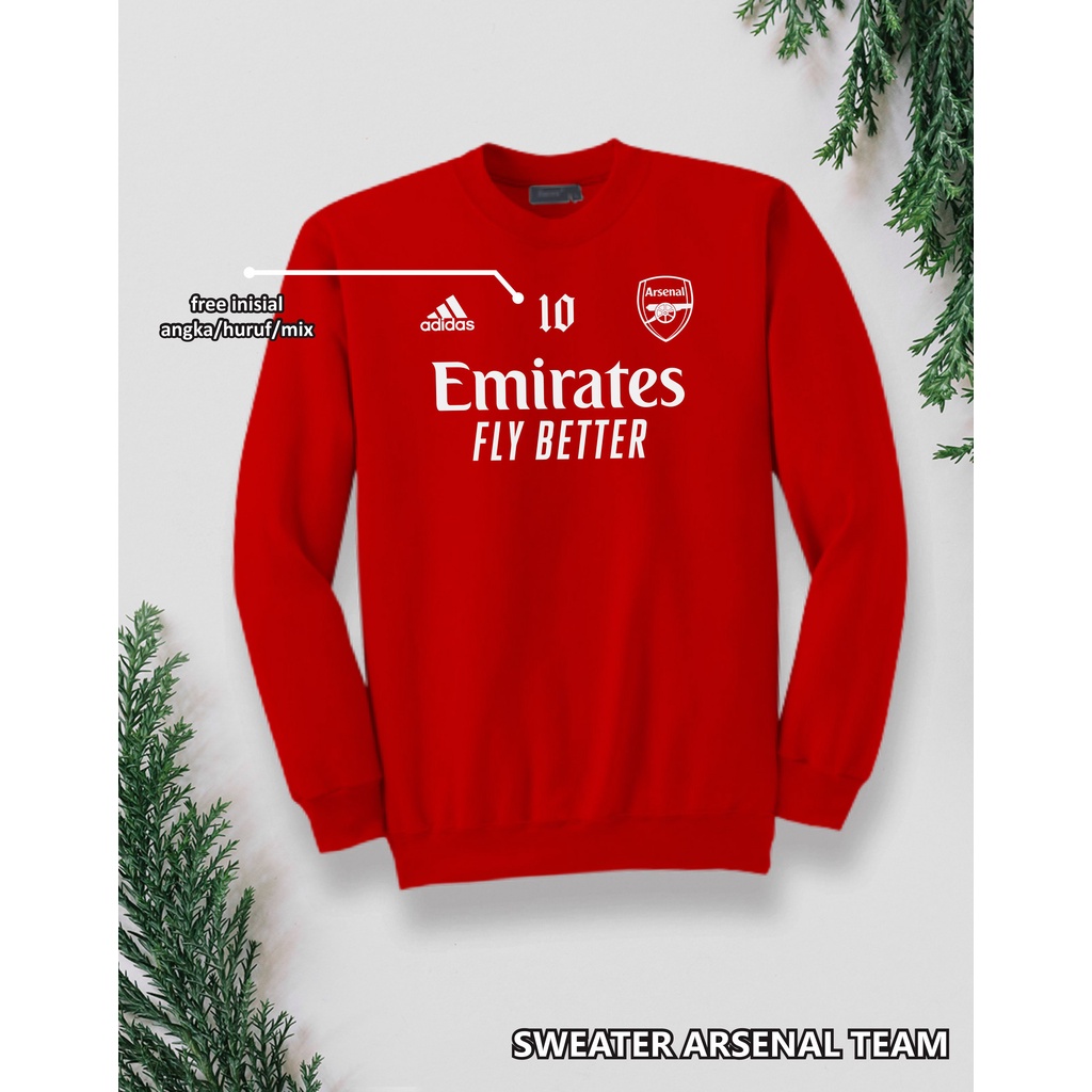 SWEATER *RSENAL TEAM | Jersey Bola Jaket Bola Hoodie Bola Sweater Bola K02