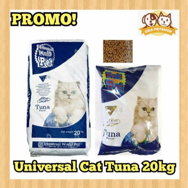 Universal Cat Tuna Flavor 20kg Freshpack / GO-JEK Makanan kucing universal tuna