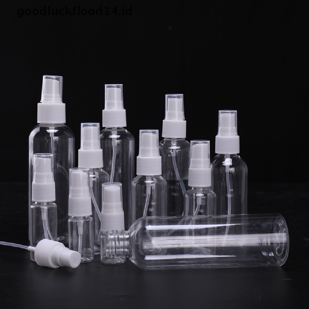 [OOID] 1x Transparent Empty Spray Bottles Plastic Refillable Container Empty Containers ID