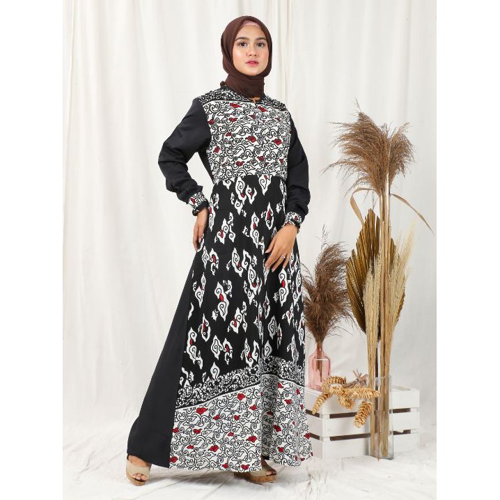 Baju Gamis Modis GM-001 Gamis Busui Gamis Wolfis Wolfish Baju Busui Dress Busui Baju ibu Menyusui