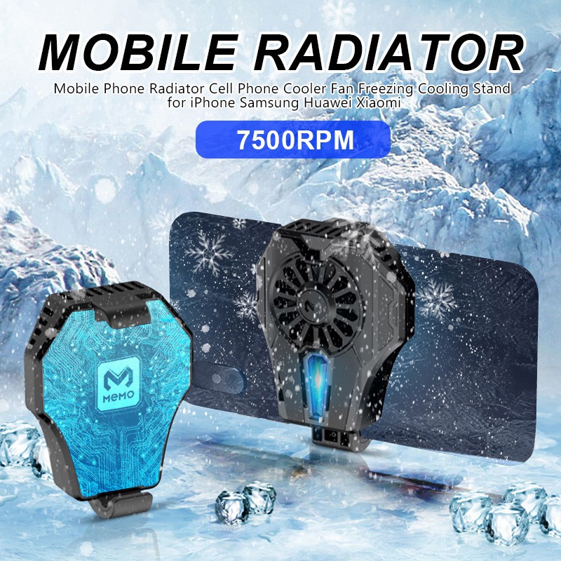 Memo DL-01 Mobile Cooling Fan Radiator Kipas Pendingin HP Handphone Fancooler DL01 PUBG MLBB