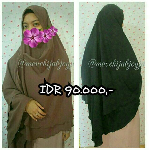 Jilbab panjang syari premium