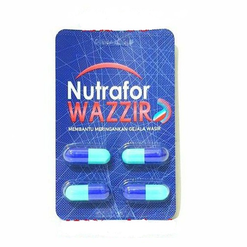 Nutrafor Wazzir / Nutrafor Wasir per Strip isi 4 biji JB