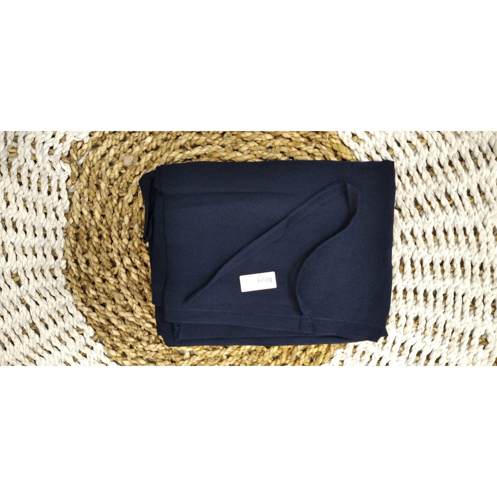 HIJAB MARYAM XXL ||  BERGO MARYAM DIAMOND ITALIANO XXL || JILBAB JUMBO-NAVY