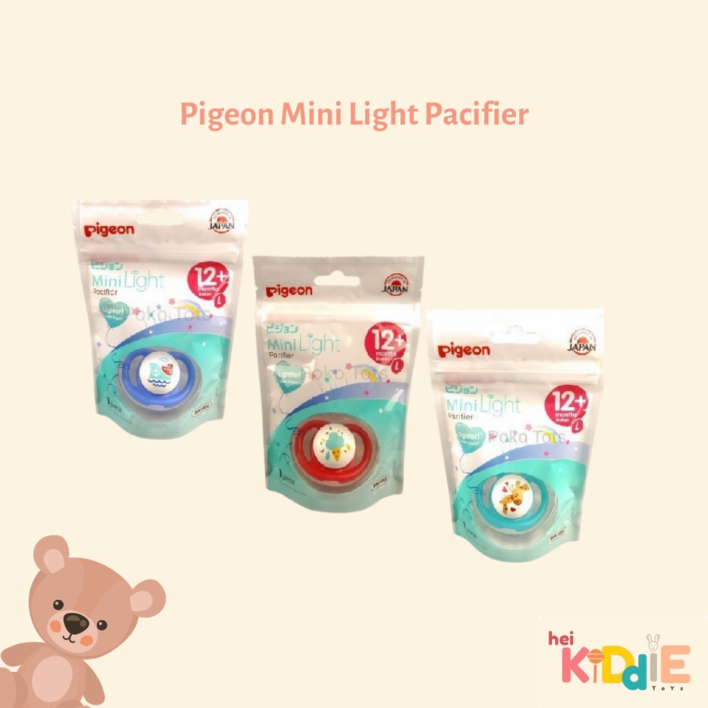 Pigeon Minilight Pacifier Empeng S M L