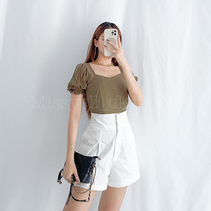 Fuji Crop Top | Atasan Rayon | Crop Top Wanita