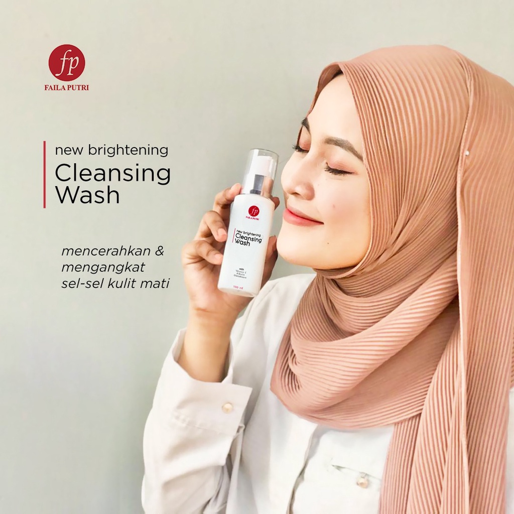 FAILA PUTRI New Brightening Cleansing Wash  Sabun pencerah wajah BPOM