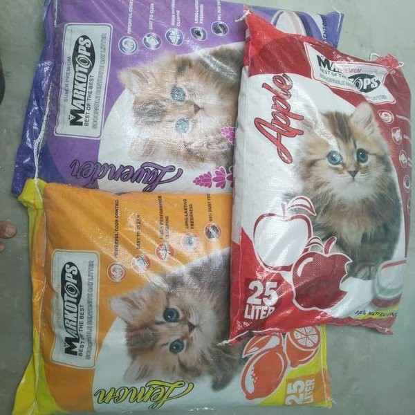 PASIR MARKOTOPS 25 LITER - PASIR GUMPAL WANGI KUCING