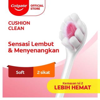 Image of Colgate Cushion Clean Toothbrush/Sikat Gigi Isi 2