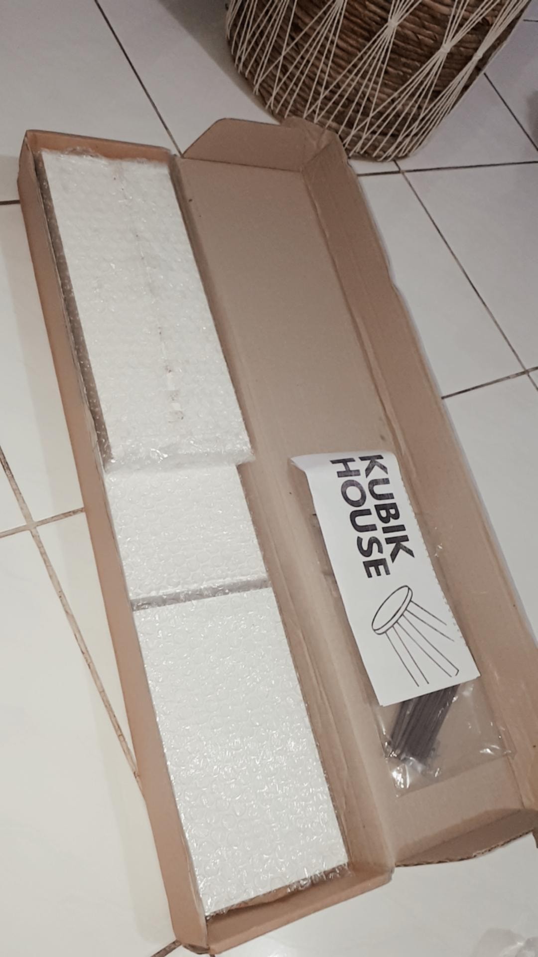 Kubik Nara Unit - Rak Dinding / Floating Shelf Minimalis / Ambal Dinding 40cm