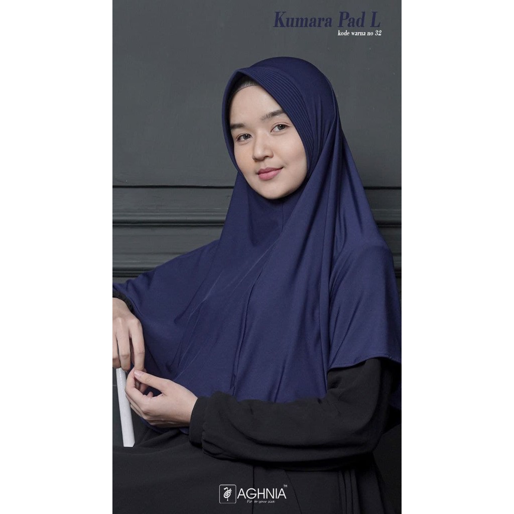 Hijab Kumara Pad / Jilbab instan / Pad anti tembem / Jilbab polos / Hijab instan
