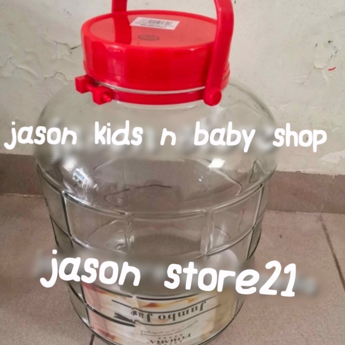 Toples Kaca 20 Liter/Toples Kerupuk Besar/Toples Besar Kaca 20 Liter