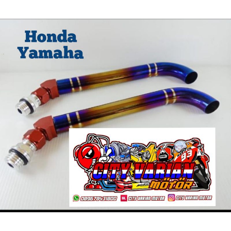 Tutup Oil pipa Twotone Honda Yamaha Beat Scoopy Vario New Mio Fino fi Nmax PCX AEROX Wave Kharisma