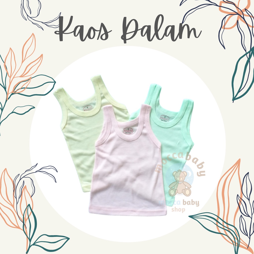 MBSS Singlet Anak / Kaos Dalam Anak / Kutung Polos Putih Warna