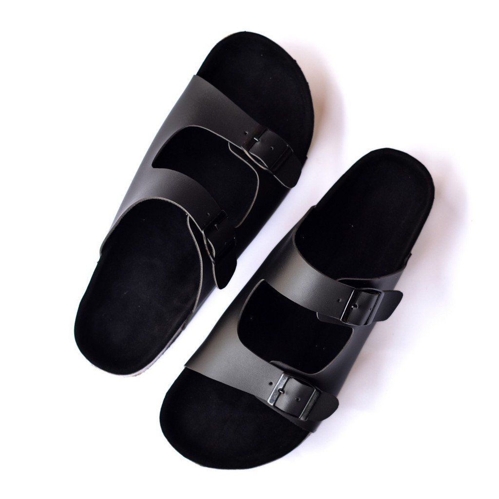 Ukuran 39-46 Sandal Pria Korea Fashion Ulzzang Sandalhitam Roma Musim Panas Kasual Nyaman Sandalpria