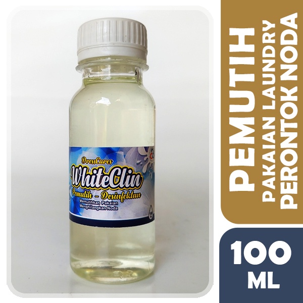 Contoh Pemutih Baju Whiteclin 100 ml (Bisa dijadikan desinfektan)