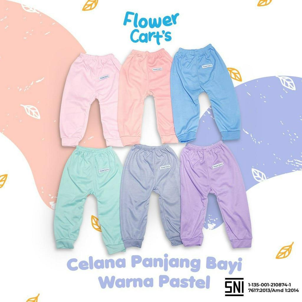 Flower Carts Celana Panjang Bayi Newborn KBB