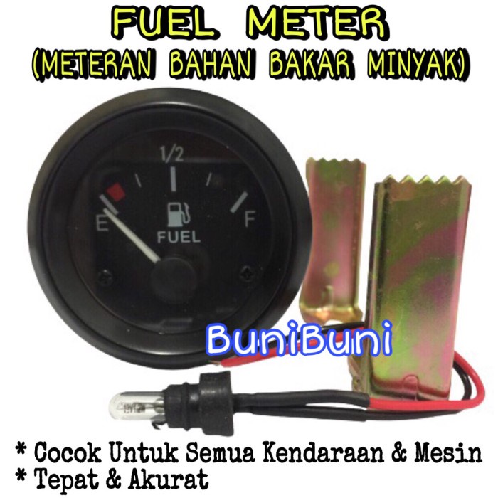 READY MURAH Ampere Meter Minyak Bensin / Fuel Meter Indikator Bensin Mobil & Motor