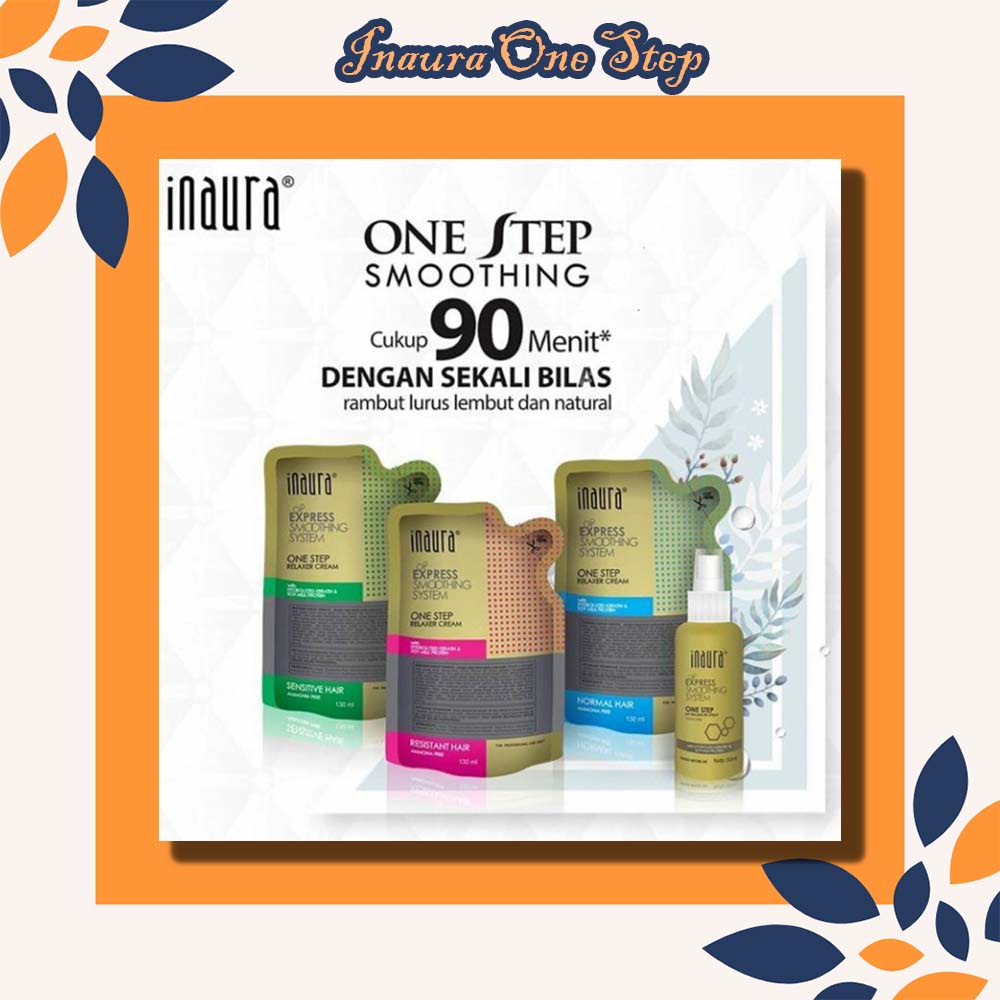 Inaura One Step (Kecil) Express Smoothing 130 gr,pelurusan rambut ,smoothing keratin,bonding,ion,pel
