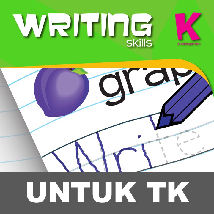 Jual Kindergarten Writing Skills Buku Aktivitas Anak Tk Menulis Huruf Indonesia|Shopee Indonesia