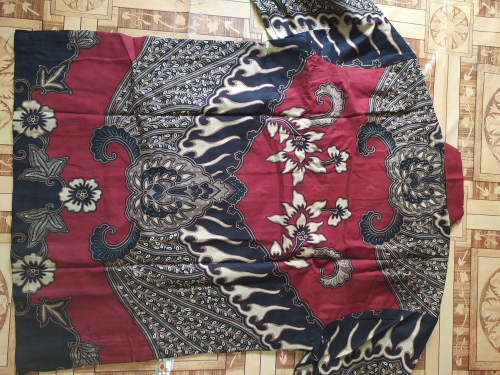 Kemeja Batik Prabu Bahan Katun Baturaden Reguler Fit A556