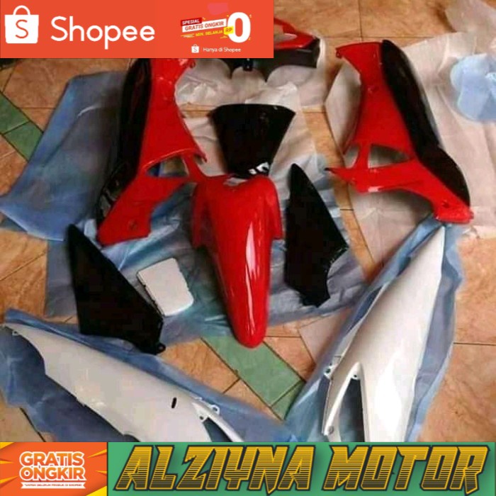 cover body Alus Supra X 125 lama polos