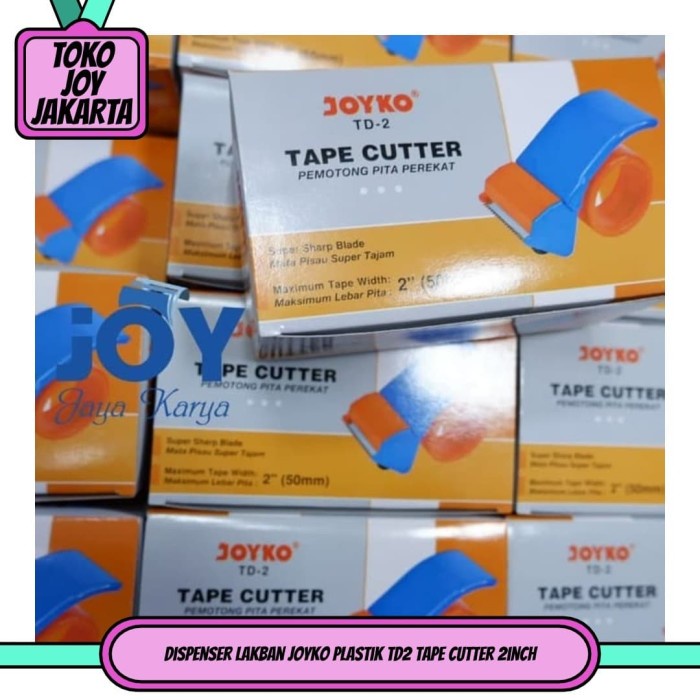 

Sale!!! Dispenser Lakban Joyko Plastik Td2 Tape Cutter 2Inch Trendi