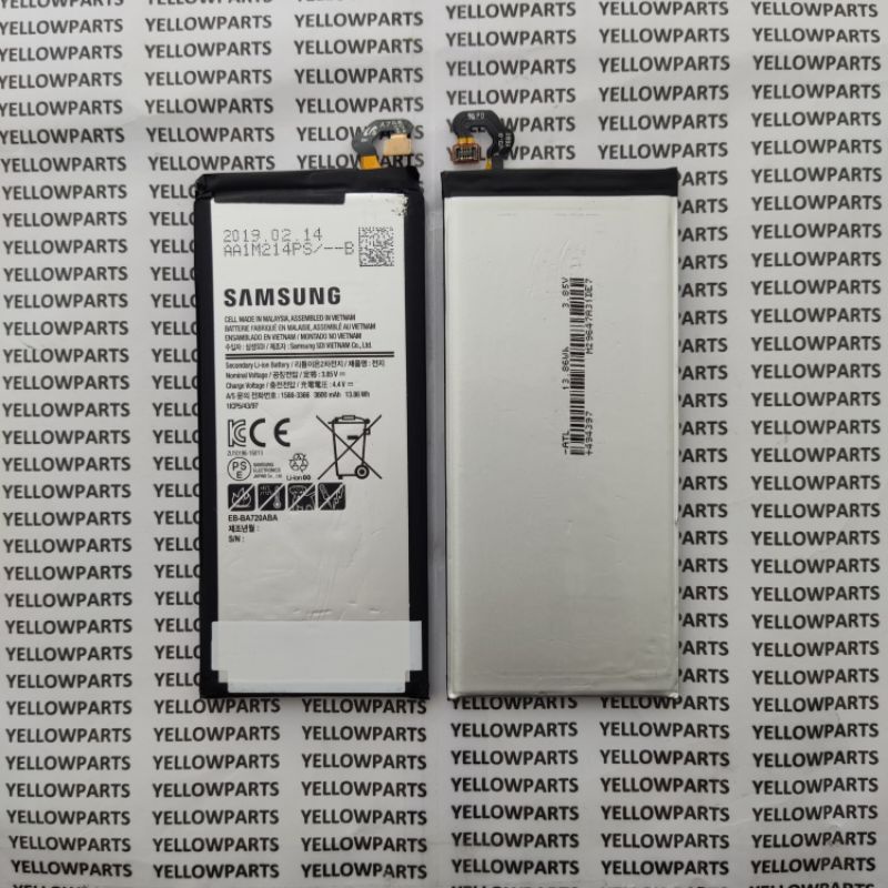 BAT BATTERY BATERAI BATRE SAMSUNG GALAXY A7 2017 A720 ORIGINAL