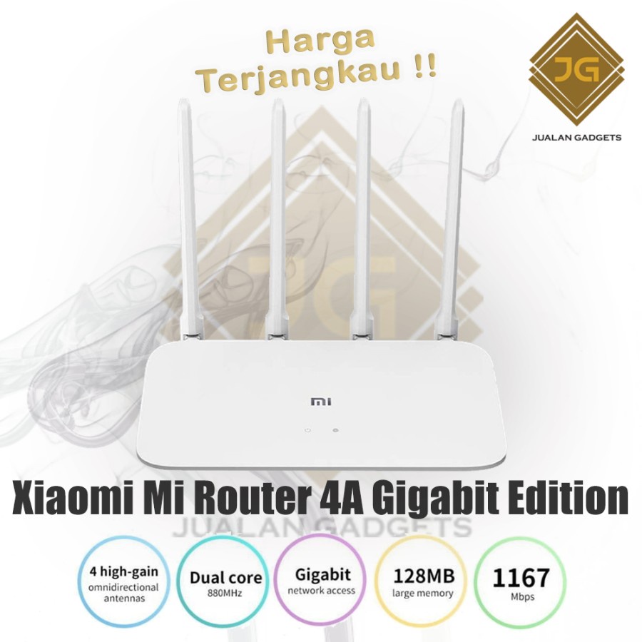 Mi Wifi Router 4A Giga Version Gigabit Edition - Garansi Resmi