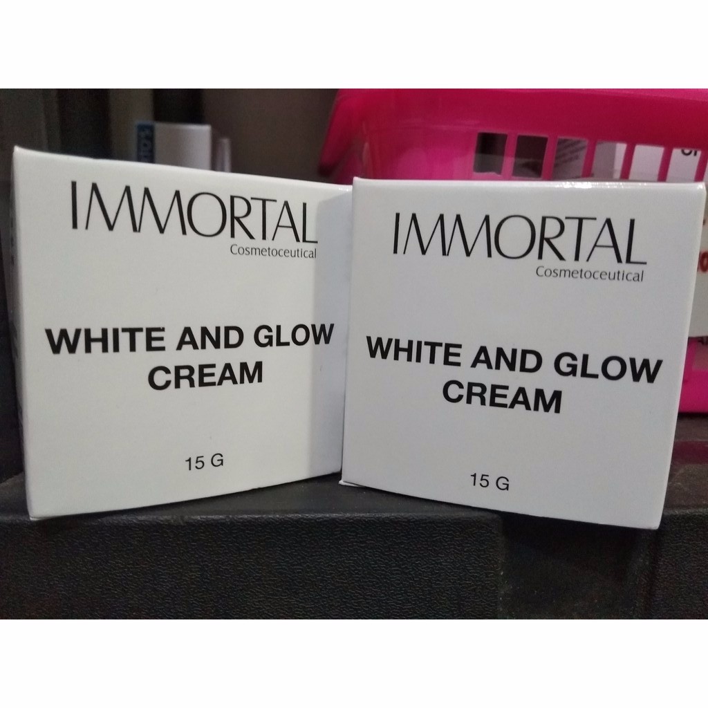 IMMORTAL WHITE AND GLOW CREAM