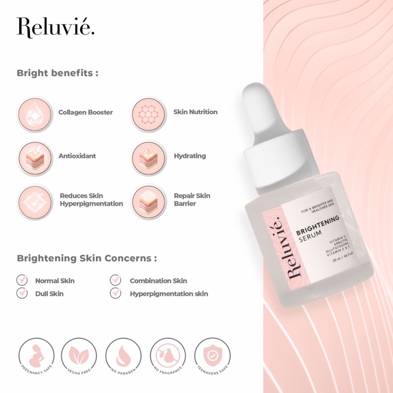 RELUVIE Brightening Serum 10ml / 20ml BPOM