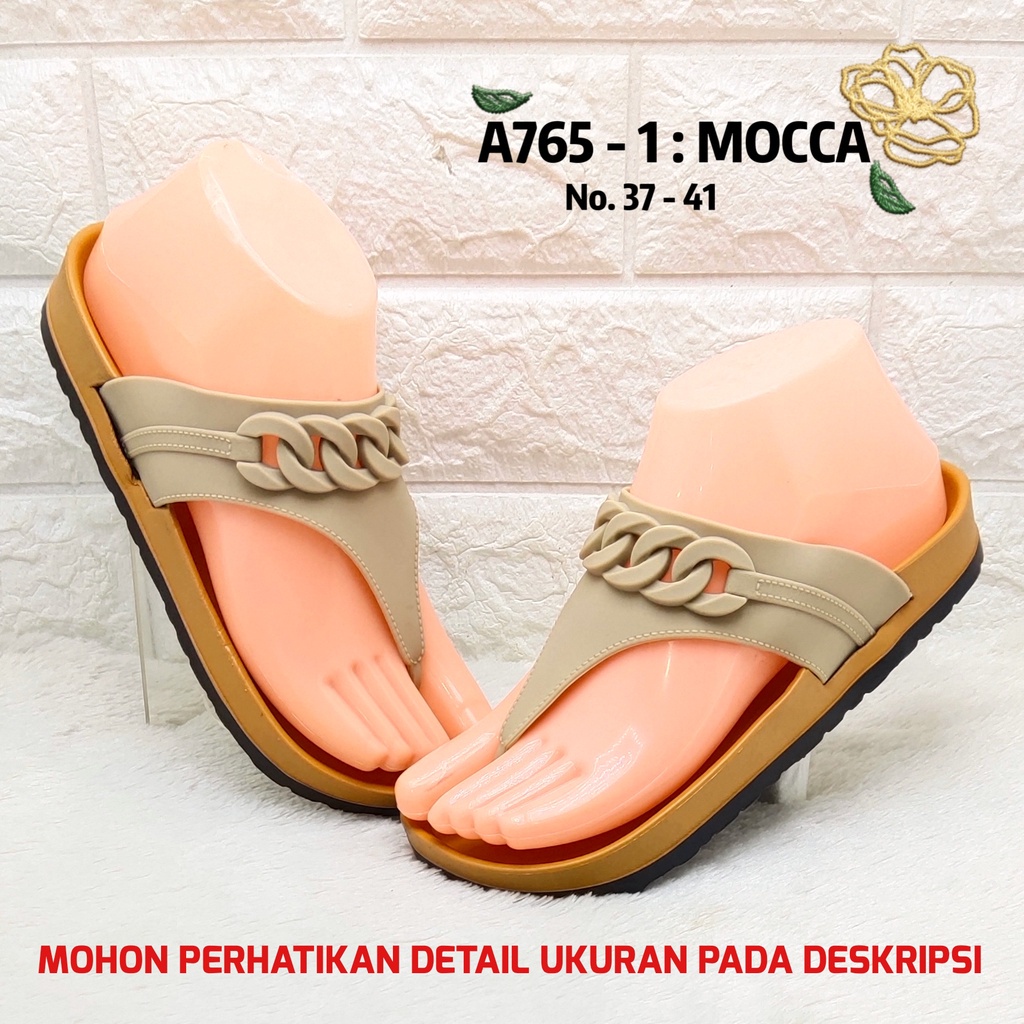 PROMO !! SANDAL JEPIT WANITA VEROTINO KODE A765 - 1 RANTAI WR || SANDAL JEPIT RANTAI SANDAL IMPORT VEROTINO A765  - 1 BEST SELLER