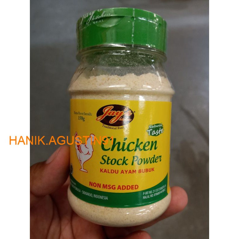

Jays / Jay's Chicken Stock Powder / Kaldu Ayam Bubuk Tanpa MSG